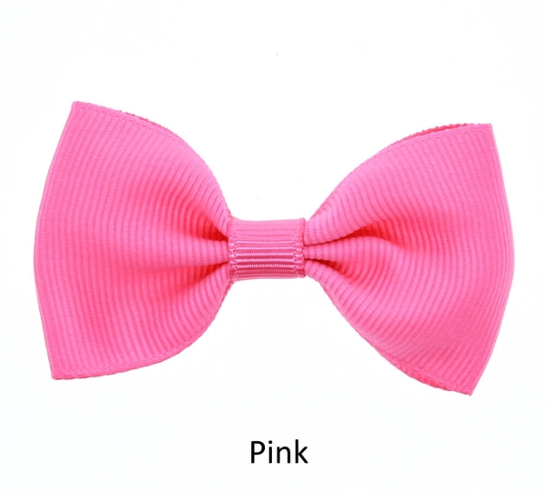 pink baby girl hair clips mini bow
