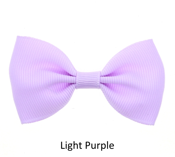 light purple baby girl hair clips mini bow