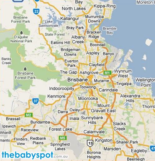 Maps Of Brisbane Gambaran - vrogue.co