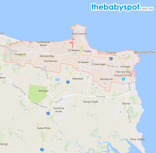 Map Herveybay 